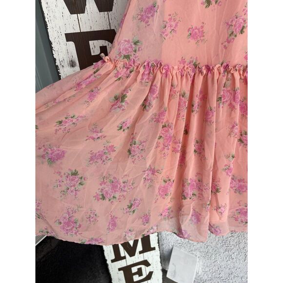 Love Shack Fancy X Target Fleur  Dress - Size 14 - Pink - Picture 5 of 9